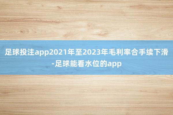 足球投注app2021年至2023年毛利率合手续下滑-足球能看水位的app