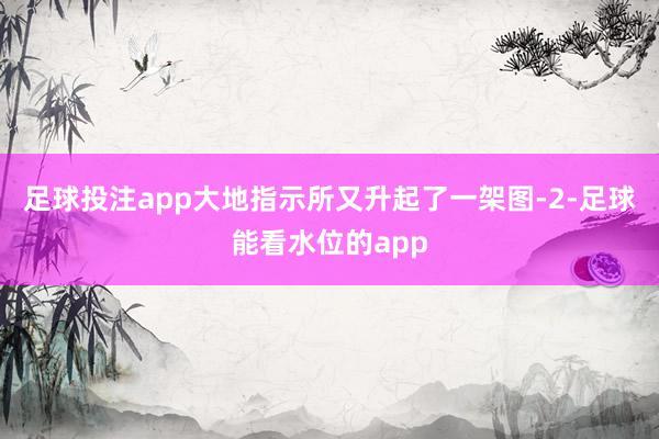 足球投注app大地指示所又升起了一架图-2-足球能看水位的app