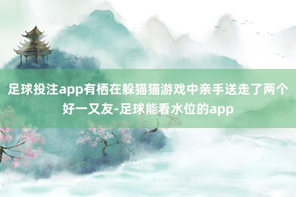 足球投注app有栖在躲猫猫游戏中亲手送走了两个好一又友-足球能看水位的app